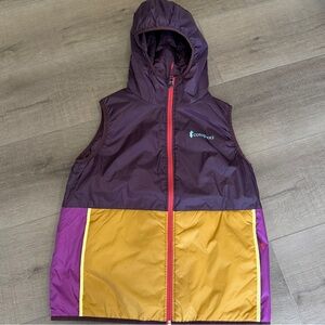 Cotopaxi Teca Calido Water Repellent Hooded Vest Provence Women's Medium Hiking